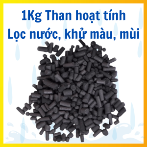 1Kg Than Hoạt Tính Dùng Cho Lọc Nước Xử Lý Nước Bể Cá Hồ Cá Cảnh Bể Thuỷ Sinh