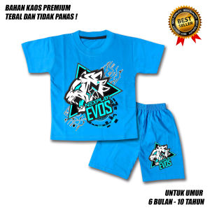 SETELAN ANAK LAKI LAKI PEREMPUAN EVOS BAHAN PREMIUM / SETELAN ANAK LAKI LAKI USIA 0-10 TAHUN / BAJU ANAK LAKI LAKI / SETELAN ANAK LAKI LAKI