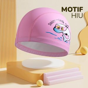 Topi Renang Anak / Silicone Swim Cap / Penutup Kepala Renang All Size