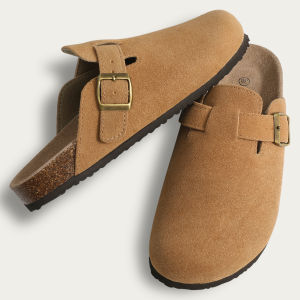 Shevalues Cork Suede Clogs For Women Cork Slippers Summer Cork Sandals Fashion Beach Slides Classic Mules Men Clogs Baotou Shoes2026