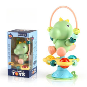 Little Dinosaur Rattle Toys Dining Chair Baby Soothing Toys baby teether Mainan Loceng Bayi