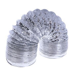 [ezrae Libun] 4inch Aluminum Ventilator Pipe Air Ventilation Hose Flexible Exhaust Duct 1.5M