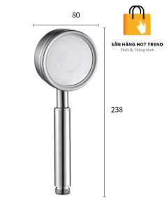 Vòi Hoa Sen Nhà Tắm INOX 304 Vòi Hoa Sen Tăng Áp Nóng Lạnh Siêu Bền