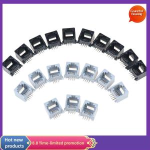 Graceful 10pcs lot RJ45 8P8C Computer Internet Network PCB Jack Socket