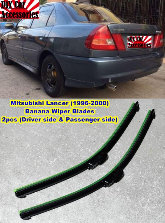 Mitsubishi Lancer 19962000 Banana wiper blades (Pair) Lazada PH