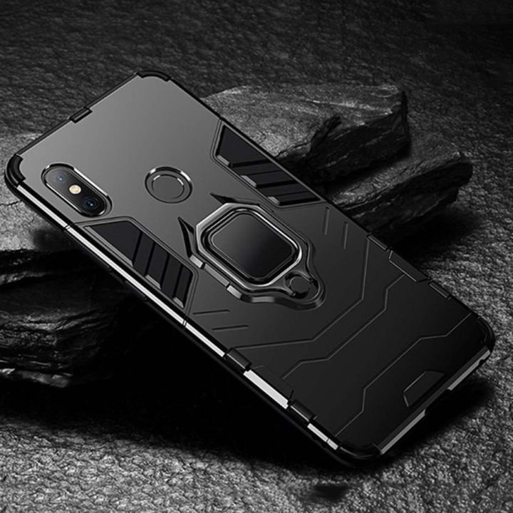For Xiaomi Mi Max Mix 2S A2 A3 6X Play CC9 CC9e Lite Shockproof  Hybrid Armor Car Holder Ring Kickstand Bumper Hard Case Cover Lazada PH