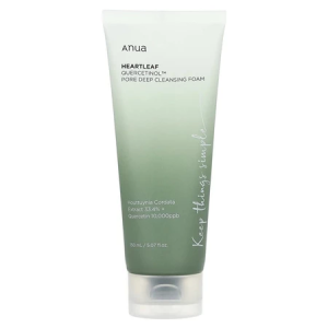 Korea ANUA Heartleaf Quercetinol Pore Deep Cleansing Foam 150ml Pore Deep Cleansing Foam Facial Cleansers Face Wash