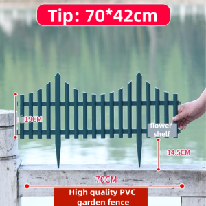High quality plastic PVC small fence Campus villa garden fence Garden bed garden fence