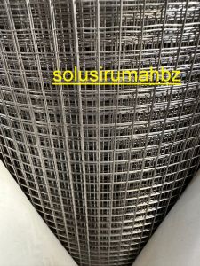 kawat loket stainless SUS 304 1 rol 30m t 1m pilih ukuran 1/4 3/8 1/2 3/4 1 or 1/2" 3/8" 1/2" 3/4" kawat ram tinggi 1 meter 1 m  ram