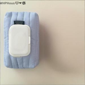 WP💓💛💖 New Striped Quilted Wet Wipe Pouch Portable Pull Out Tissue Bag Multipurpose Wet Tissue Case Living Room Organizer
