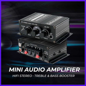 COD Lepy Audio Amplifier Mini HiFi Stereo Treble Bass Booster - AK-270 / Amfli Mini Full Bass / Amfli Mini Suara Jernih / Amfli Mini Dengan Knob Treble BasS Dan Volume / Amfli Mobil / Amfli Karaoke Rumahan  /Amfli Dengan Lampu Led / Amfli Salon Full Bass