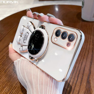 เคสโทรศัพท์สีขาวนิ่มชุบหรูหราพร้อม A38ตั้งขาตั้งสำหรับ OPPO นักบินอวกาศ A18 A98 A79 A78 A58 A17 A17K Reno 11 10 8T 8Z 7 7Z 6 6Z 5 4 4Z 2 2F A57 A77 A77S A74 A16 2 2 2 a95ค้นหาเคส X5 Pro 4G 5G สำหรับ N1-1 2023ดีไซน์ใหม่