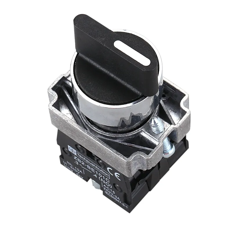Interrupteur Rotatif à Verrouillage ZB2-BE101C - 22 Mm - 3 Positions - 2 Contacts NO - 10A 240V - Neuf