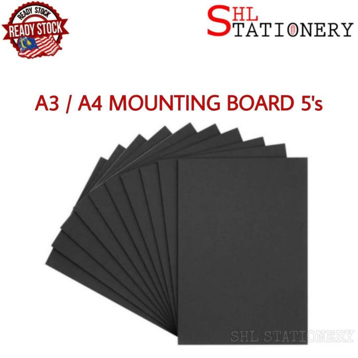 A4 / A3 Size Mounting Board (5pcs/pack) Lazada