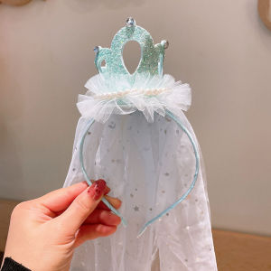 Bando Anak Perempuan Motif Mahkota Crystal Slayer Star Import
