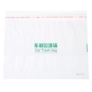 Disposable Car Garbage Bag Self-adhesive Mini Car Upright Bag Leak Proof Vomiting Proof Adhesive Cleaning Bag For Car Use