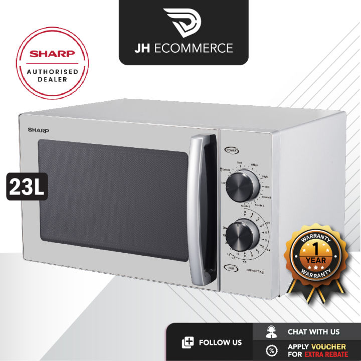 Sharp 23L Microwave Oven with Grill R639ES EnergySaving Mode 2way