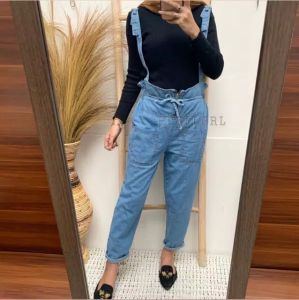OVERALL BERSKHA / JUMPSUIT OVERALL JEANS WANITA