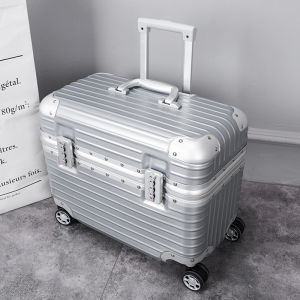 MITSOSA Aluminum 18/20 inch boarding case Luggage anti-scratch matte photography special travel trolley case durable