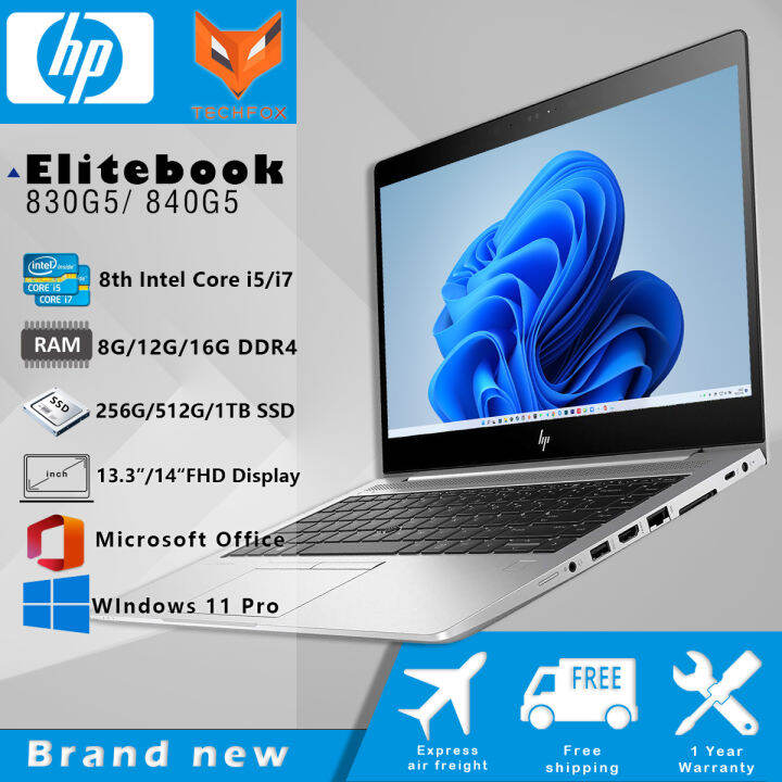 HP Elitebook 830G5 / 840G5 Laptop Intel Core i5 i7 / 8G 12G 16G RAM / 256G  512G 1TB SSD / 13.3 14.0 Inches FHD Screen / Windows11Pro Ms office / WiFi  Bluetooth Webcam Notebook | Lazada PH