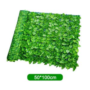 0.5x3m Artificial Leaves Artificial Hedges Fence and Faux Ivy Vine Leaf Decoration Outdoor Garden Decor Leaf Vine Hedge