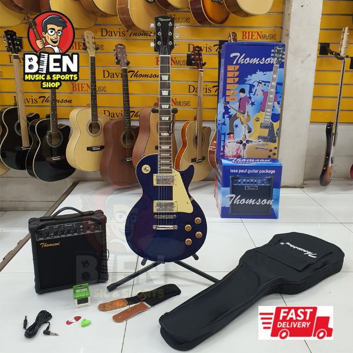 THOMSON LES PAUL ELECTRIC GUITAR COMPLETE PACKAGE 2022 EDITION METALLIC