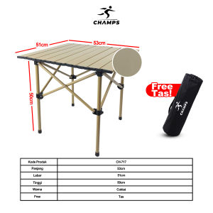 Champs Meja Lipat Peralatan Camping Meja Lipat Untuk Jualan Perlengkapan Camping Alat Camping