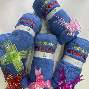 [HCM] {Khăn Vovinam Khăn mặt Khăn Tắm Cotton}  Cao Cấp Lưu Niệm Vovinam Ailaikit
