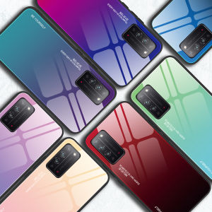 Oppo A79 5G 2023 Gradient Tempered Glass Casing For Oppo A79 5G OppoA79 A 79 79A 5G 2023   Soft TPU Edge Phone Case Shockproof Back Cover