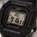 Đồng Hồ Điện Tử Nam Casio Chính Hãng WATCHSTORE W-218H-1AVDF Thiết Kế Kính Nhựa 43mm, Độ Chịu Nước 5ATM, Vỏ Nhựa Cao Cấp. 