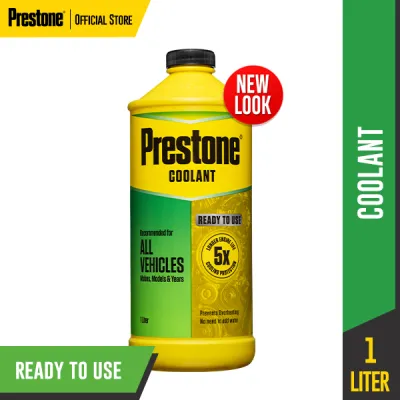 PRESTONE RTU Radiator Coolant 1L for CARS & MOTORCYCLE. Prevents rust corrosion & overheating w/ 5X superior cooling