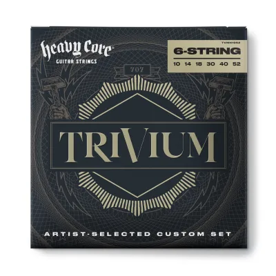 Jim Dunlop Trivium Heavy Core Electric Guitar Strings | 6-String / 7-String (TVMN1052 / TVMN10637)
