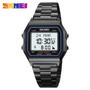 Jam Tangan Pria Digital SKMEI 2194 Black Water Resistant 30M