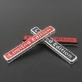 Emblem Logo Limited Edition Mobil Bahan 3D Metal Stiker Emblem Mobil Universal. 