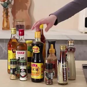 360 ° Rotating Spice Rack Kitchen Storage Tray Condiment Spice Rack Non-Skid Lazy Susan Turntable Cabinet Organizer Non Skid Lazy Non Slip Bathroom-152c4c8b