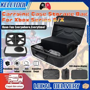 Organizer Tas Kotak Xbox Series S/X Gamepad Konsol Game Penyimpanan Kontroler Mencegah TabrakanKoper Tabrakan Koper Console Hard Case Storage Travel Nylon Carry Bag