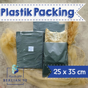 Plastik Olsop HD Tanpa Plong 25x35 Silver Isi 100 Lembar Plastik Packing Online Shop/Kantong Baju/Plastik Online Shop Murah