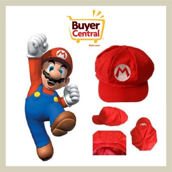 Buyer Central Super Mario Bros Luigi Hat Cap Cosplay Hats for