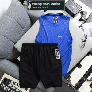 [Hoàn tiền 20%] Bộ thể thao nam mặc nhà mùa hè ba lỗ tanktop vải mát lạnh dập vân VNO101