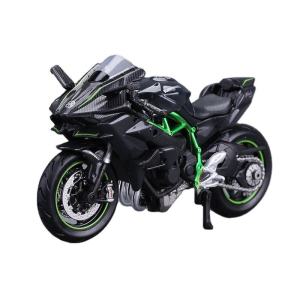 【COD/Original】1:18 Miniatur Diecast Motor Kawasaki H2R Motor Mainan Anak Miniatur