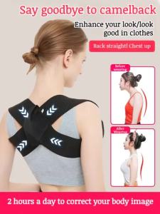 【Ready Stock】[Secrets to Reshape Body] New Hunchback Correction Belt开肩直背矫姿带On SaleSeated Shoulder-Opening Beauty Brace for Adults and Children Back Correction Belt Invisible and Comfortable Correction Belt