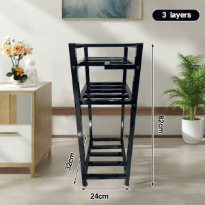 2/3 Layer Water Container Rack Stand for Water Dispenser Heavy Duty Water Organizer Rack Shelf for Living Room Balcony Patio Office