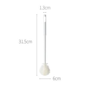 Multifunctional long-handled cleaning brush baby bottle washing brush glass thermos stain removal deep cleaning tool 90-degree silicone no-dead-angle cleaning brush coffee and tea cup cleaning brush effective decontamination