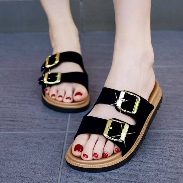 Trendy%20Two%20Strap%20Design%20Rubber%20Slipper%20for%20Women%20-%20Image%204
