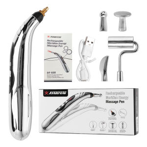 JBMBHC Electric Acupuncture Pen Pain Relief Therapy Healing Accupunture Biological Microelectric Pulse Muscle Deep Tissue Massage Pen