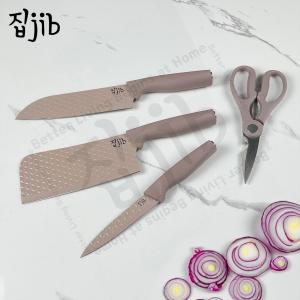 NA JIB Diamond Knives Set / Knife Set Diamond Anti Karat / Pisau Dapur Multifungsi Anti Lengket Stainless Steel