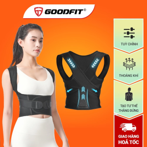 GoodFit Đai chống gù lưng GF716P cho trẻ em và người lớn - Sport chất liệu cao cấp thiết kế chắc chắn êm ái hỗ trợ định vị và ổn định vùng lưng hiệu quả
