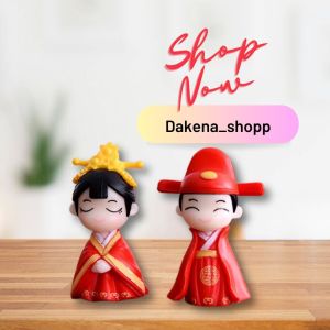 DAKENA - ORNAMEN MINIATUR  MULTI MOTIF PASANGAN MESRA NIKAH  / MOTIF LUCU NIKAH