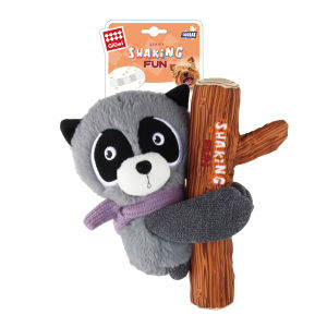 [GiGwi] Shaking Fun Series:Koala/Sloth/Raccoon Plush Pet Toy with Big Squeaker | Detachable 2-in-1 Design | Suitable For Your Dogs Snuggle Fetch & Chew