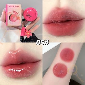Gege Bear Moisturizing Lip Gloss: Velvet To Glass Lips Transfer-Proof Matte And Glossy In One Dual-Effect Velvet Moisturizing Lip Gloss Comes With A Lip Brush.